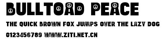 Bulltoad Peace.ttf