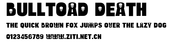 Bulltoad Death.ttf