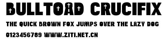 Bulltoad Crucifix.ttf