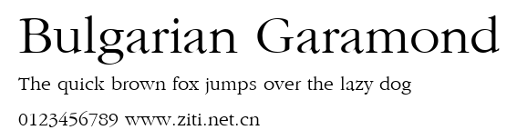 Bulgarian Garamond.ttf
