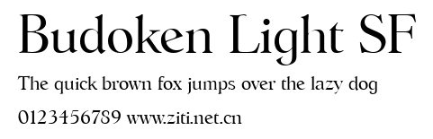 Budoken Light SF.ttf