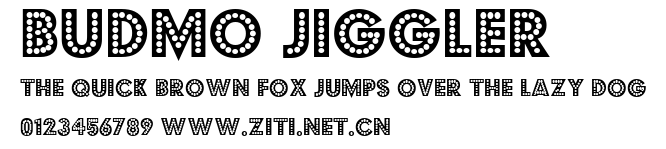 Budmo Jiggler.ttf字體轉換器圖片