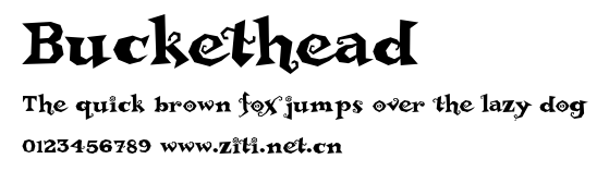 Buckethead.ttf