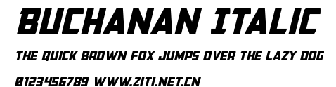 Buchanan Italic.ttf字體轉換器圖片