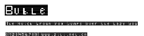 Buble.ttf字體轉換器圖片