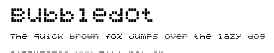 Bubbledot.ttf