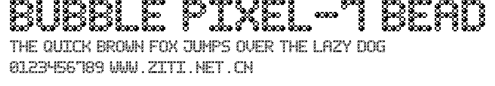 Bubble Pixel-7 Bead.ttf