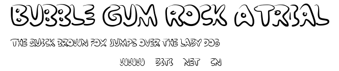 Bubble Gum Rock ATrial.ttf