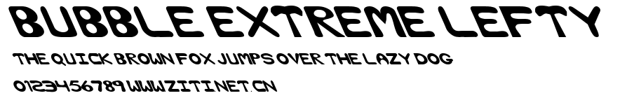 Bubble Extreme Lefty.ttf