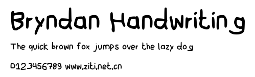 Bryndan Handwriting.ttf