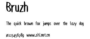 Bruzh.ttf