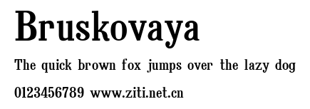 Bruskovaya.ttf