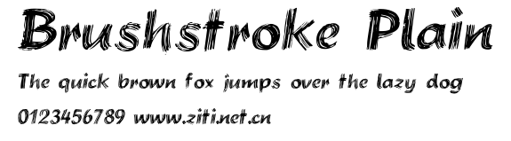 Brushstroke Plain.ttf