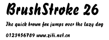 BrushStroke 26.ttf