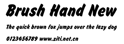 Brush Hand New.otf字體轉換器圖片