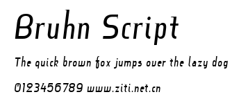 Bruhn Script.ttf