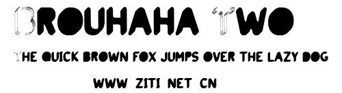 Brouhaha Two.ttf字體轉換器圖片