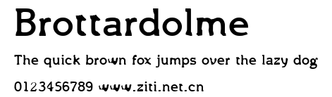 Brottardolme.ttf字體轉換器圖片