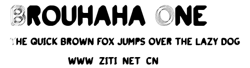 Brouhaha One.ttf字體轉換器圖片
