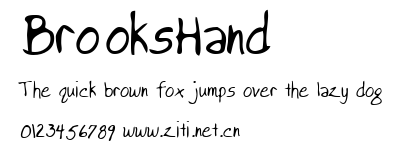 BrooksHand.ttf