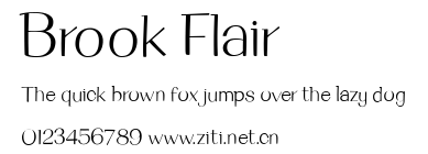 Brook Flair.ttf字體轉換器圖片
