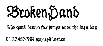 BrokenHand.ttf