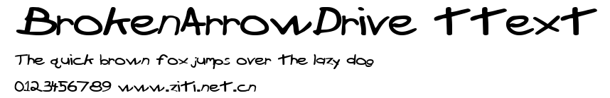 BrokenArrowDrive ttext.ttf