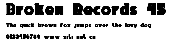 Broken Records 45.ttf