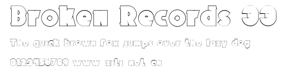 Broken Records 33.ttf