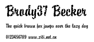 Brody37 Becker.ttf