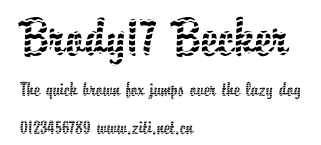Brody17 Becker.ttf字體轉換器圖片