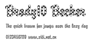Brody10 Becker.ttf字體轉換器圖片