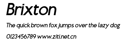 Brixton.ttf字體轉換器圖片