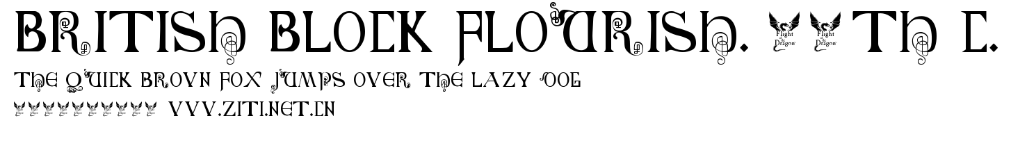 British Block Flourish, 10th c..ttf