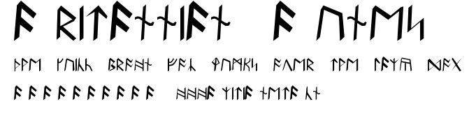 Britannian Runes.ttf字體轉換器圖片