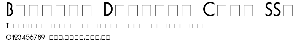 Brioche Display Caps SSi.ttf