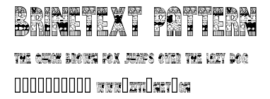 Brinetext Pattern.ttf