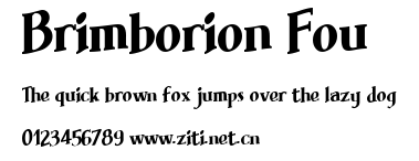 Brimborion Fou.ttf字體轉換器圖片