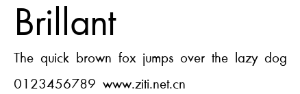 Brillant.ttf字體轉換器圖片