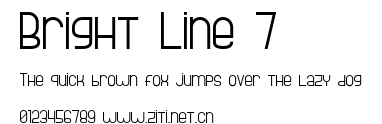Bright Line 7.ttf