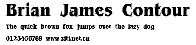 Brian James Contour.ttf