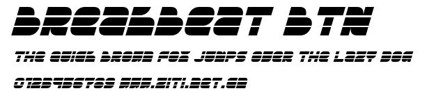 Breakbeat BTN.ttf字體轉換器圖片