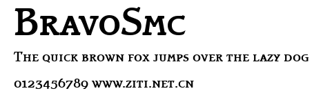 BravoSmc.ttf字體轉換器圖片