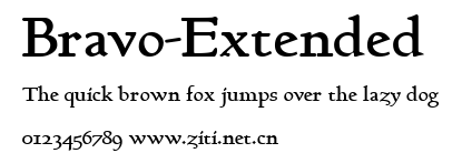 Bravo-Extended.ttf字體轉換器圖片