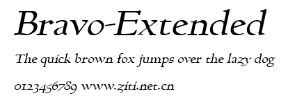Bravo-Extended.ttf字體轉換器圖片