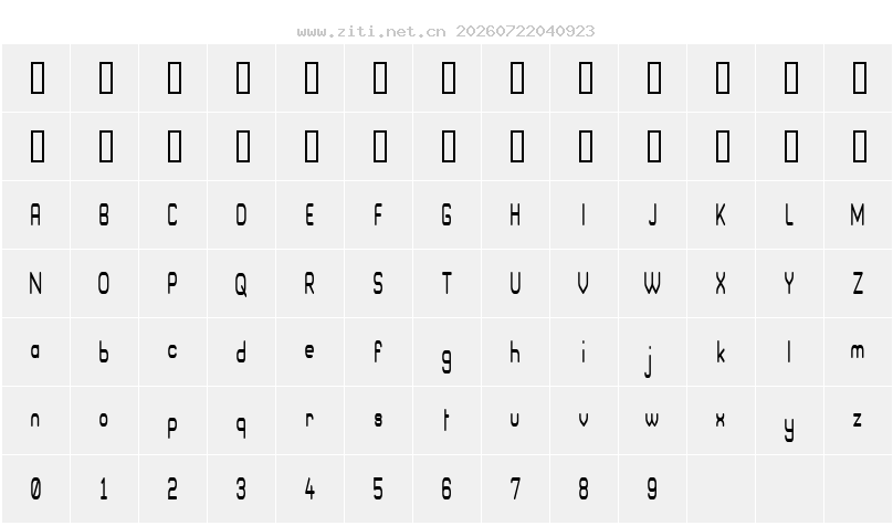 字符映射圖