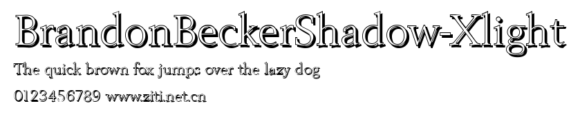 BrandonBeckerShadow-Xlight.ttf