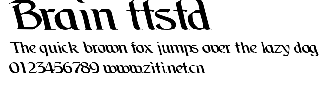 Brain ttstd.ttf
