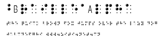 BrailleAlpha.ttf字體轉換器圖片