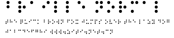 Braille Normal.ttf字體轉換器圖片
